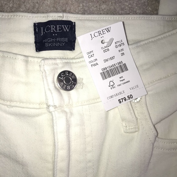 🎉HP🤗J.Crew Factory 10" Highest-rise Skinny Jeans - Picture 8 of 13